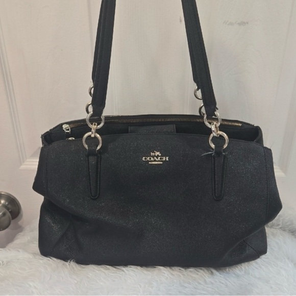 Coach Margot Black Shoulder Satchel Bag - Picture 1 of 10
